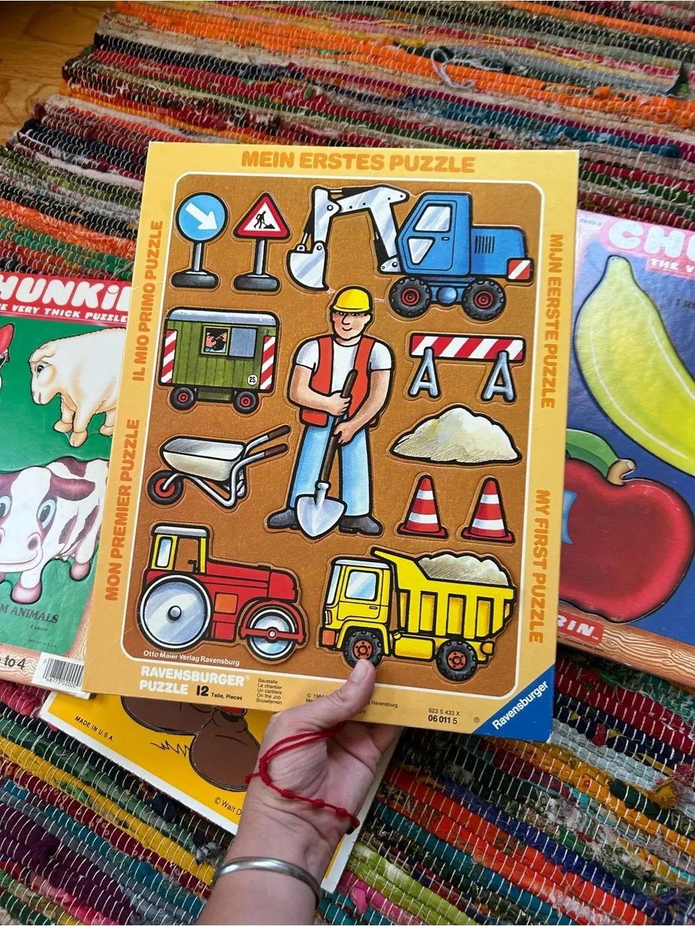 Ravensburger Playskool Chunkies Vintage 1980s Large Kids Puzzles